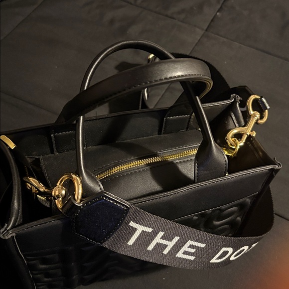 Marc Jacobs Black Embossed Tote - Picture 5 of 5